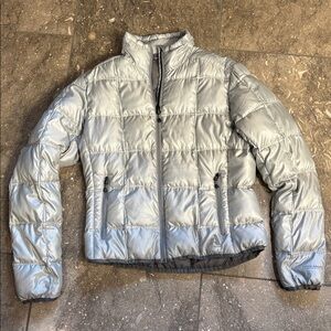 Eddie Bauer First Ascent 800 fill down jacket, silver, M